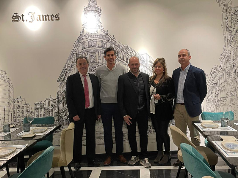 Inauguración del nuevo restaurante St. James en Madrid